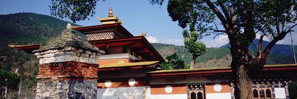 Bhutan: Temple In A City, Chimi Lhakhang, Punakha, Bhutan by Panoramic Images