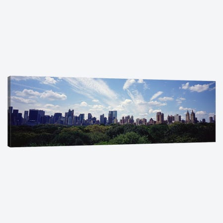 Skyscrapers In A City, Manhattan, NYC, New York City, New York State, USA Canvas Print #PIM5160} by Panoramic Images Art Print