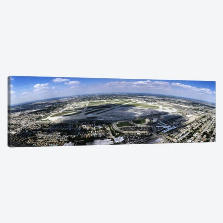 Aerial view of an airport, Midway Airport, Chicago, Illinois, USA Canvas Print #PIM5174} by Panoramic Images Art Print