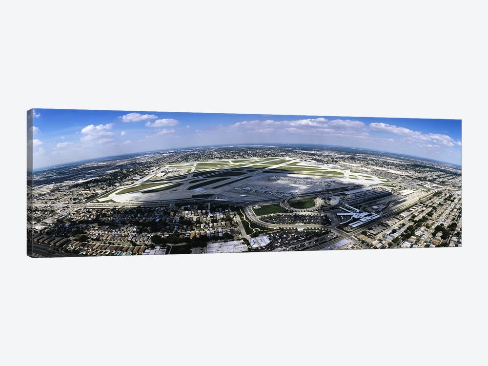 Aerial view of an airport, Midway Airport, Chicago, Illinois, USA by Panoramic Images 1-piece Canvas Art