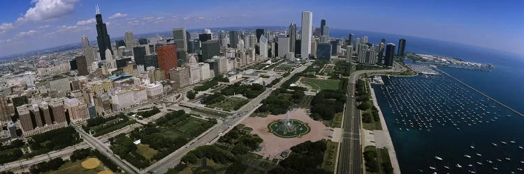 Skyscrapers in a city, Chicago, Illinois, USA