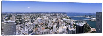 Aerial view of a city, Miami, Florida, USA #2 Canvas Art Print - Miami Art