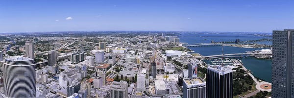 Miami: Aerial view of a city, Miami, Florida, USA #2 by Panoramic Images