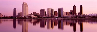 Skyline San Diego CA by Panoramic Images canvas print