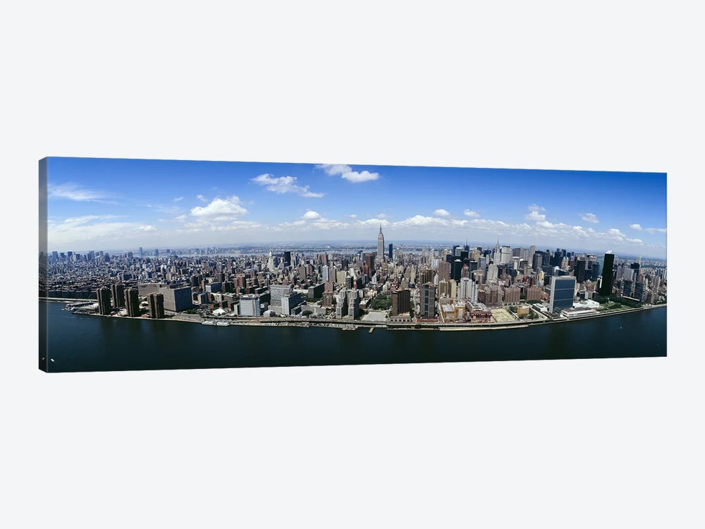 Aerial view of a cityManhattan, New York City, New York State, USA by Panoramic Images 1-piece Canvas Art Print