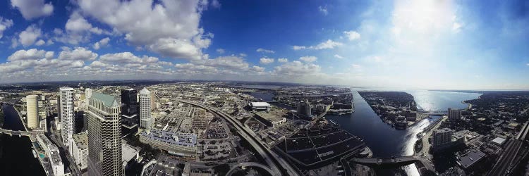 360 degree view of a cityTampa, Hillsborough County, Florida, USA