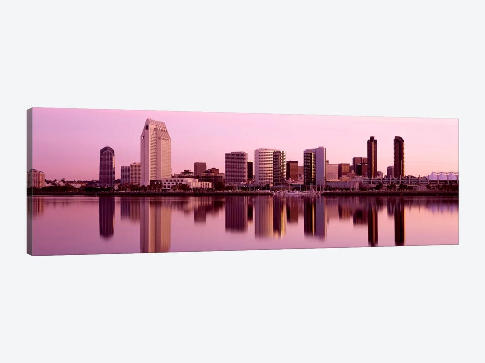 Skyline San Diego CA by Panoramic Images 1-piece Canvas Print