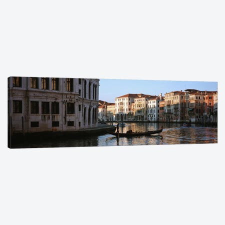 Vessels On The Move, Grand Canal, Venice, Italy Canvas Print #PIM5190} by Panoramic Images Canvas Artwork