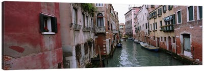 Buildings Along The Canal, Grand Canal, Venice, Italy Canvas Art Print - Venice Art
