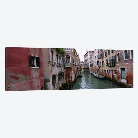 Buildings Along The Canal, Grand Canal, Venice, Italy Canvas Print #PIM5193} by Panoramic Images Canvas Art
