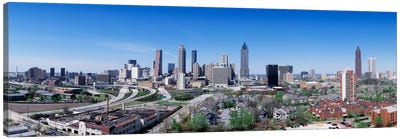 USA, Georgia, Atlanta, skyline Canvas Art Print - Atlanta Skylines