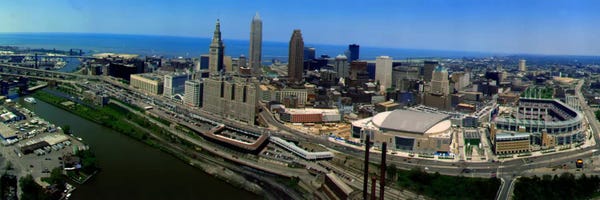Ohio: Cleveland Ohio aerial by Panoramic Images