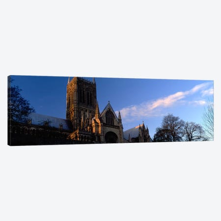 High Section View of A CathedralLincoln Cathedral, Lincolnshire, England, United Kingdom Canvas Print #PIM5225} by Panoramic Images Art Print
