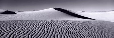 Dunes In B&W, White Sands National Monument, New Mexico, USA by Panoramic Images canvas print