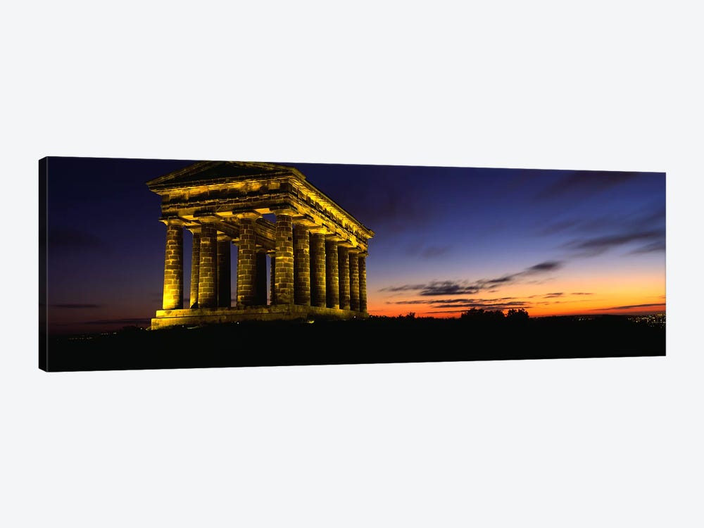 Monument Lit Up At DuskPenshaw Monument, London, England, United Kingdom by Panoramic Images 1-piece Canvas Wall Art