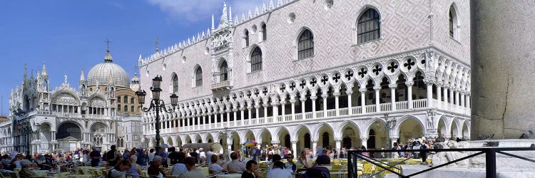 Tourist Outside A CathedralSt. Mark's Cathedral, St. Mark's Square, Venice, Italy