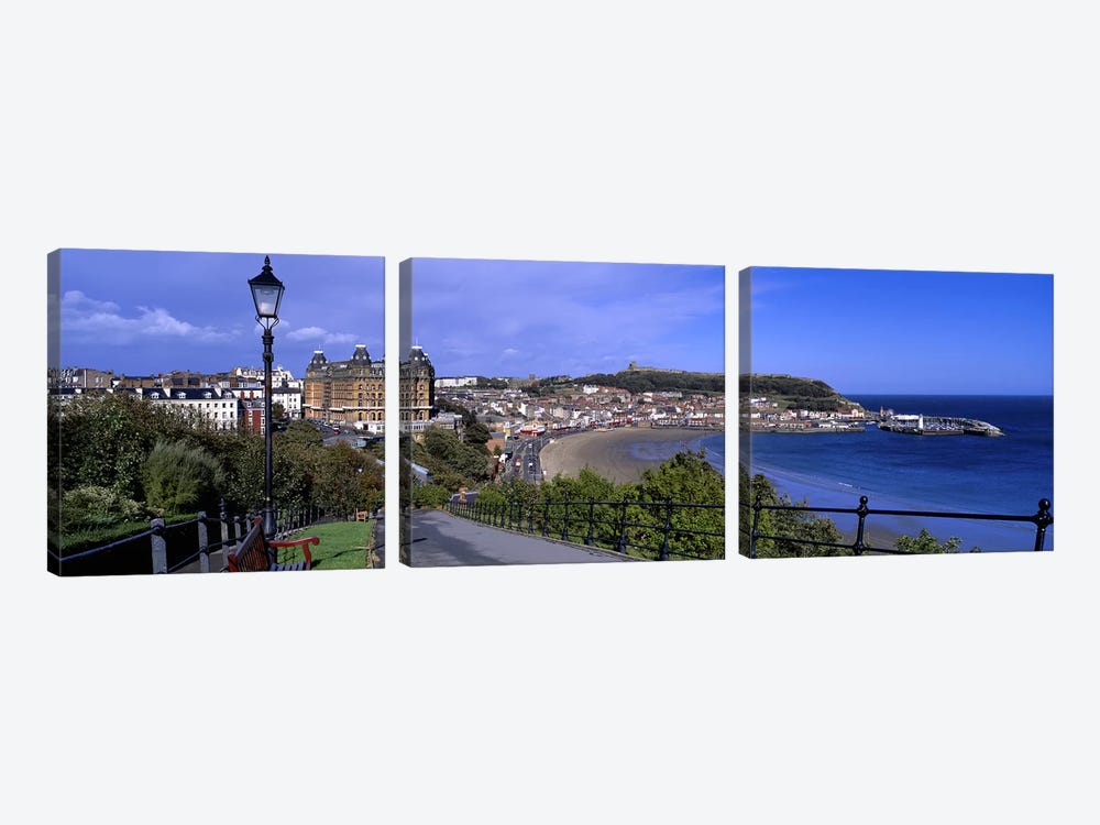 South Bay, Scarborough, North Yorkshire, England, United Kingdom by Panoramic Images 3-piece Canvas Print