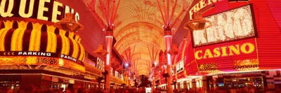 Fremont St Experience, Las Vegas, NV by Panoramic Images canvas print