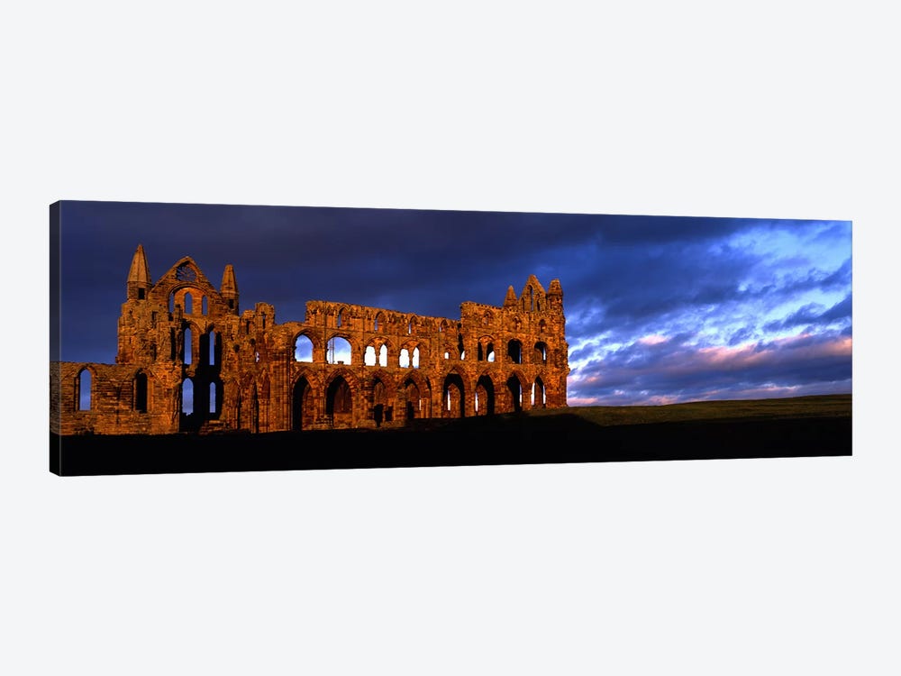 Ruins of A ChurchWhitby Abbey, Whitby, North Yorkshire, England, United Kingdom by Panoramic Images 1-piece Canvas Print