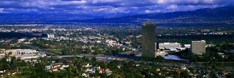 High angle view of a city, Studio City, San Fernando Valley, Los Angeles, California, USA #2