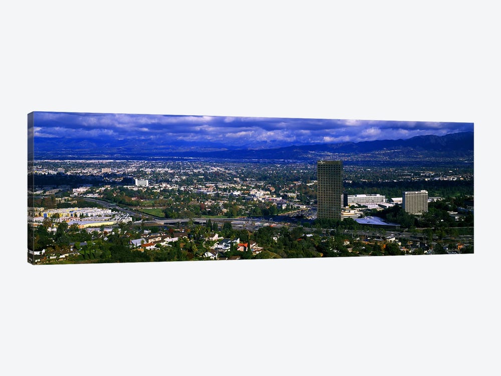 High angle view of a city, Studio City, San Fernando Valley, Los Angeles, California, USA #2 by Panoramic Images 1-piece Canvas Art