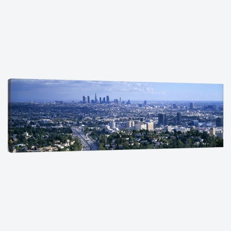 Aerial view of a city, Los Angeles, California, USA Canvas Print #PIM5253} by Panoramic Images Canvas Print