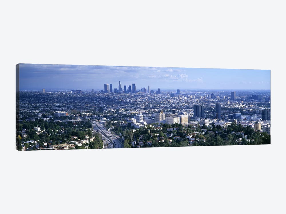 Aerial view of a city, Los Angeles, California, USA by Panoramic Images 1-piece Art Print