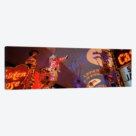 Fremont Experience Las Vegas NV USA Canvas Print #PIM525} by Panoramic Images Canvas Wall Art