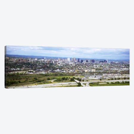 Aerial view of a city, Newark, New Jersey, USA Canvas Print #PIM5307} by Panoramic Images Canvas Wall Art