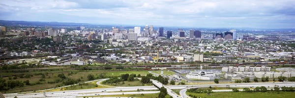 Newark: Aerial view of a city, Newark, New Jersey, USA by Panoramic Images