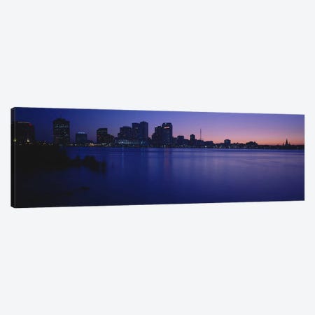 Buildings at the waterfront, New Orleans, Louisiana, USA Canvas Print #PIM5319} by Panoramic Images Canvas Artwork