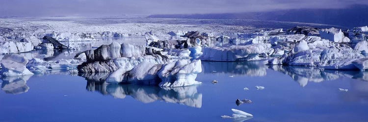 Jokulsarlon Glacial Lagoon, Breidamerkurjokull, Vatnajokull, Iceland