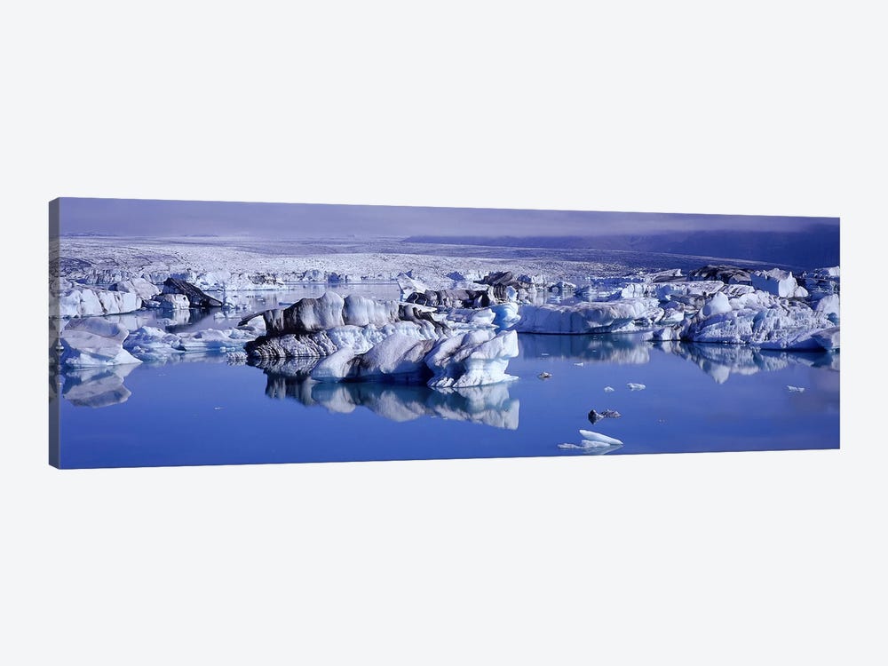 Jokulsarlon Glacial Lagoon, Breidamerkurjokull, Vatnajokull, Iceland by Panoramic Images 1-piece Canvas Art