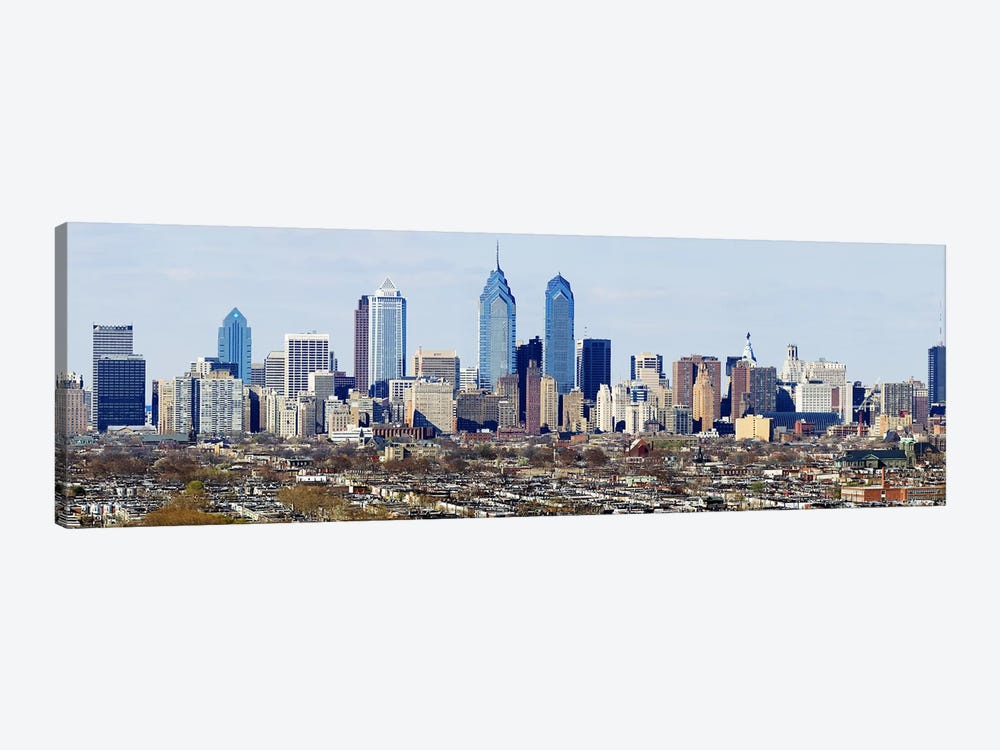 Skyscrapers in a city, Philadelphia, Pennsylvania, USA #4 by Panoramic Images 1-piece Art Print