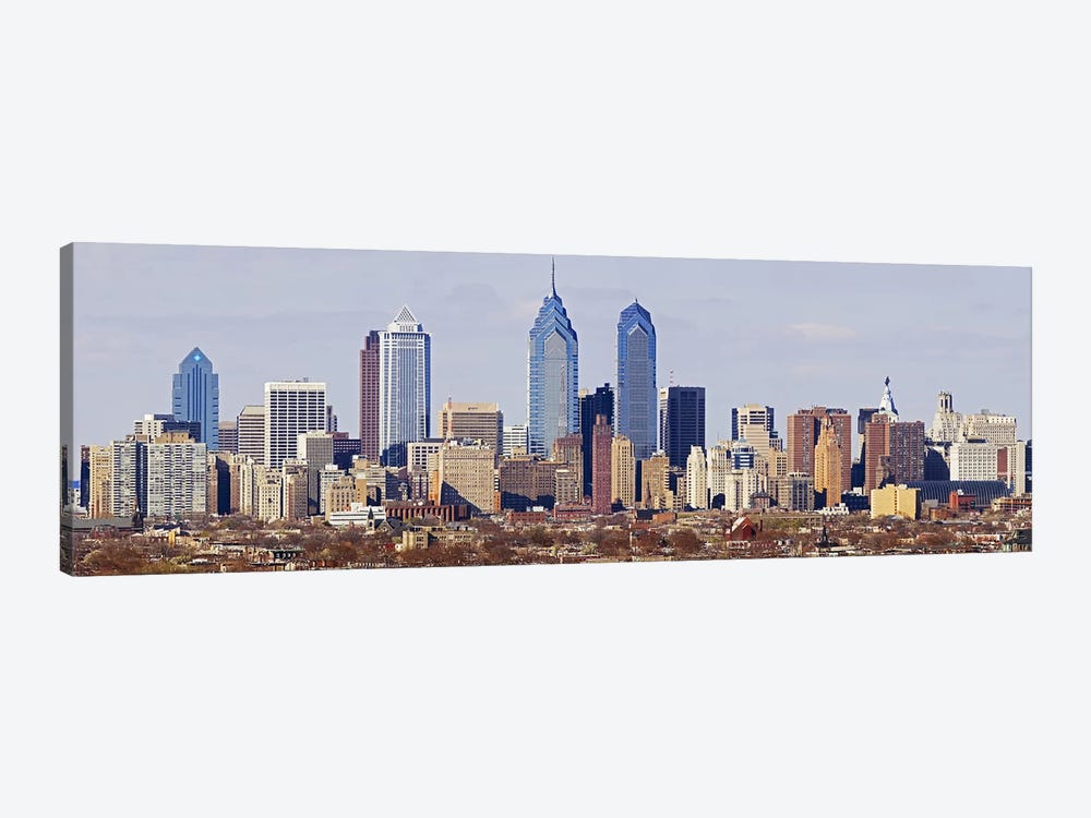Skyscrapers in a city, Philadelphia, Pennsylvania, USA #5 by Panoramic Images 1-piece Canvas Art