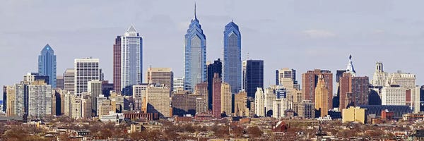 Skyscrapers in a city V, Philadelphia, Pennsylvania, USA