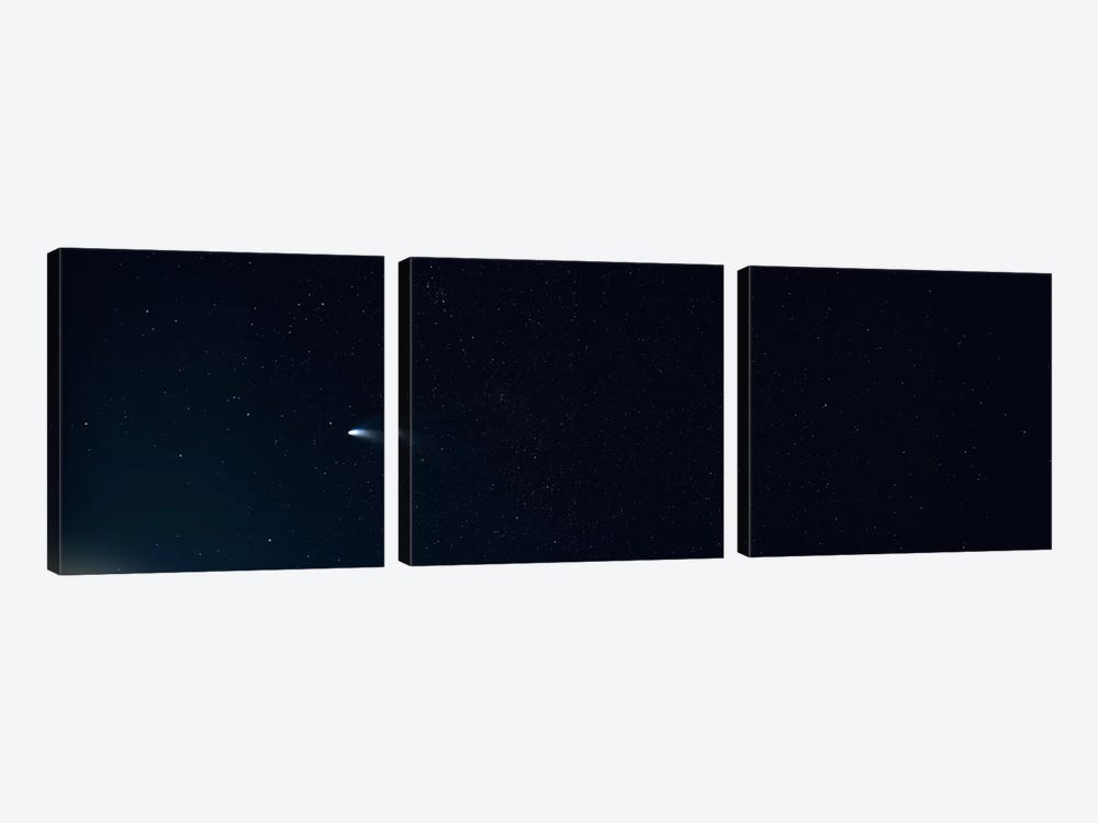Comet Hale-Bopp In The Night Sky As Seen From Northern California by Panoramic Images 3-piece Canvas Art Print