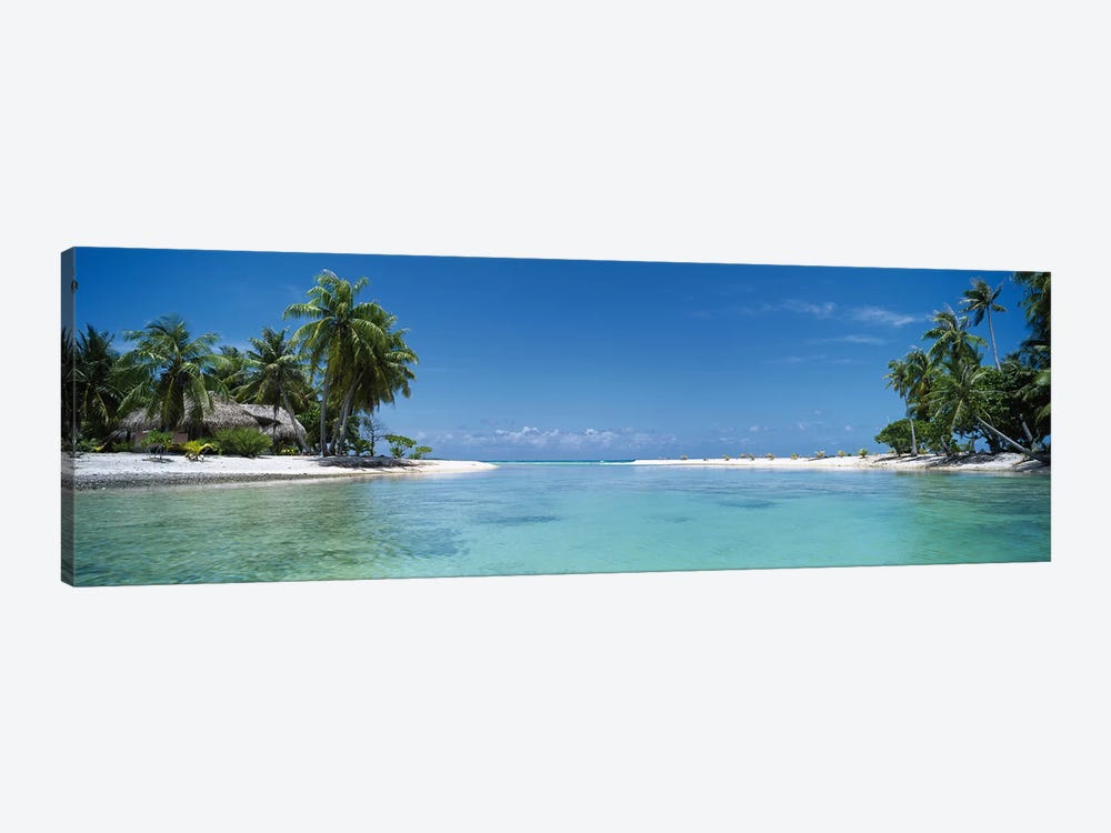 Tropical Landscape, Tikehau, Palliser Islands, French Polynesia by Panoramic Images 1-piece Canvas Art