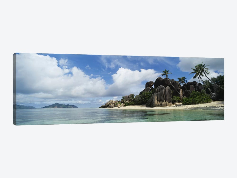 Anse Source d'Argent, La Digue Island, Republic Of Seychelles by Panoramic Images 1-piece Canvas Print