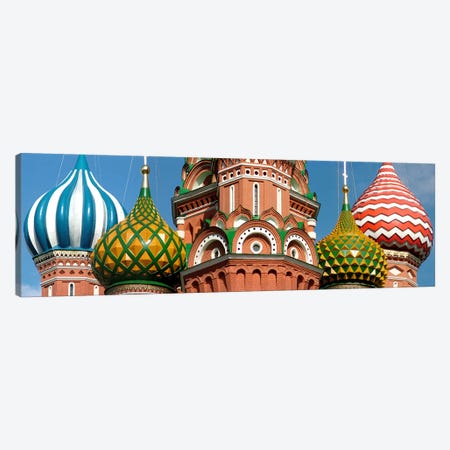 Mid section view of a cathedral, St. Basil's Cathedral, Red Square, Moscow, Russia Canvas Print #PIM5399} by Panoramic Images Canvas Art