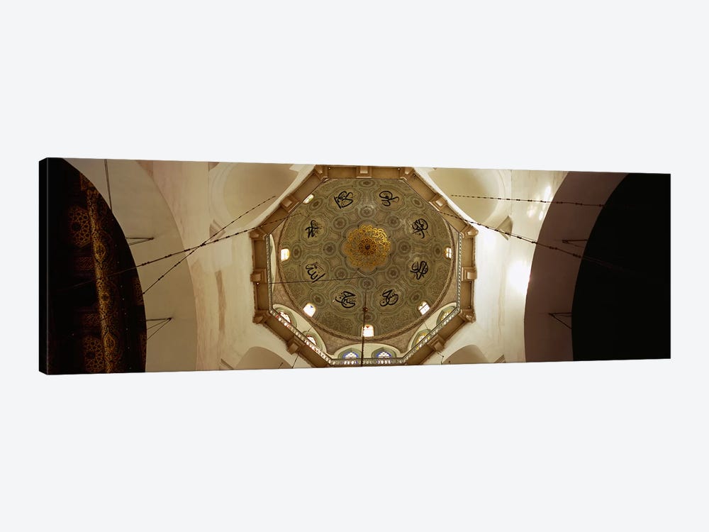 Low angle view of ceiling in a mosque, Umayyad Mosque, Damascus, Syria by Panoramic Images 1-piece Canvas Art Print
