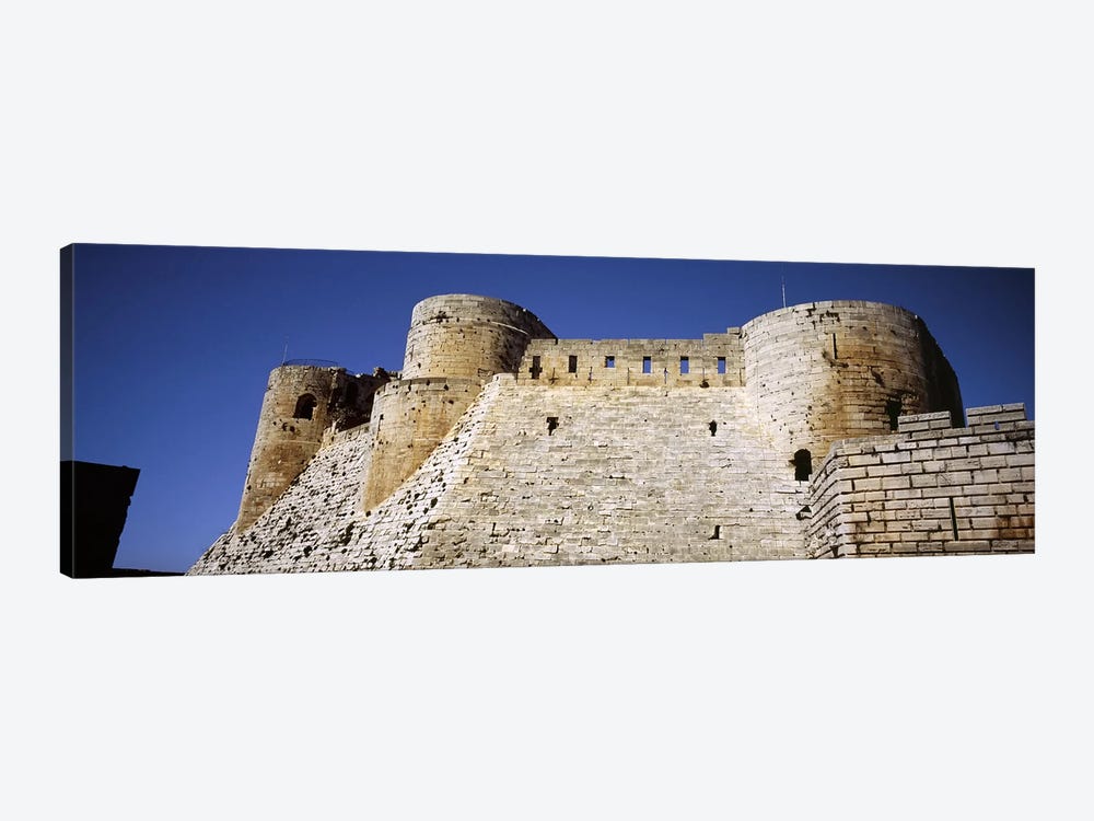 Low angle view of a castle, Crac Des Chevaliers Fortress, Crac Des Chevaliers, Syria by Panoramic Images 1-piece Canvas Art