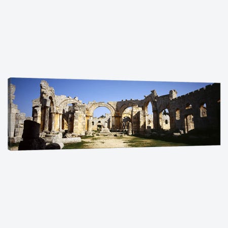 Old ruins of a church, St. Simeon The Stylite Abbey, Aleppo, Syria #2 Canvas Print #PIM5427} by Panoramic Images Canvas Print