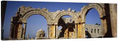 Old ruins of a church, St. Simeon Church, Aleppo, Syria Canvas Art Print - Asia Art