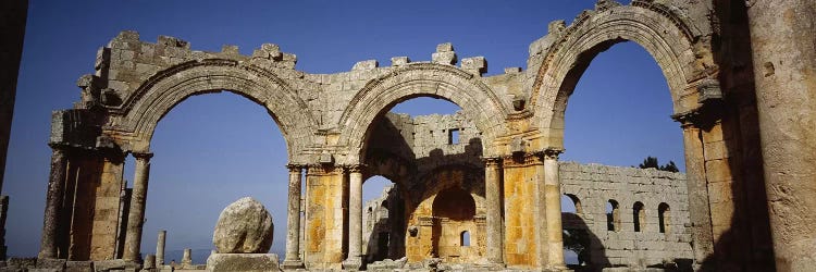 Old ruins of a church, St. Simeon Church, Aleppo, Syria