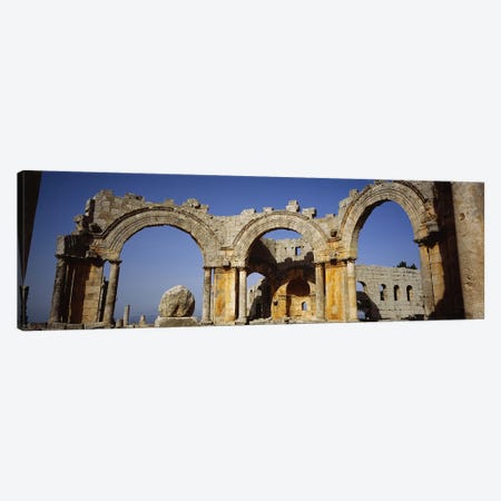 Old ruins of a church, St. Simeon Church, Aleppo, Syria Canvas Print #PIM5428} by Panoramic Images Canvas Art