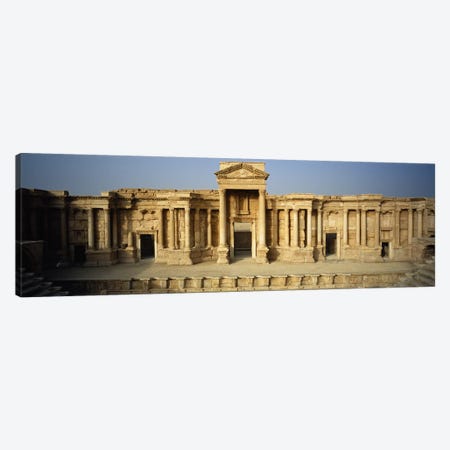 Facade of a building, Palmyra, Syria Canvas Print #PIM5435} by Panoramic Images Canvas Art