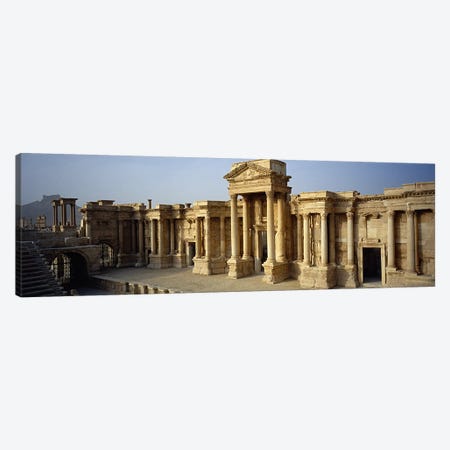 Facade of a building, Palmyra, Syria #2 Canvas Print #PIM5436} by Panoramic Images Canvas Art