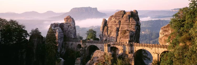 Bastei Bridge, Saxon Switzerland National Park, Saxony, Germany by Panoramic Images wall art