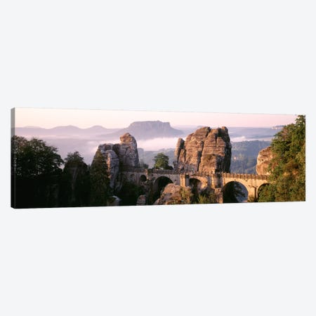 Bastei Bridge, Saxon Switzerland National Park, Saxony, Germany Canvas Print #PIM543} by Panoramic Images Canvas Art Print